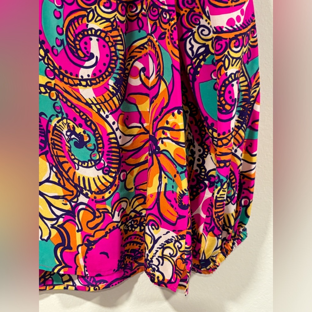 Lilly Pulitzer Elsa Blouse Size XS - Picture 9 of 10